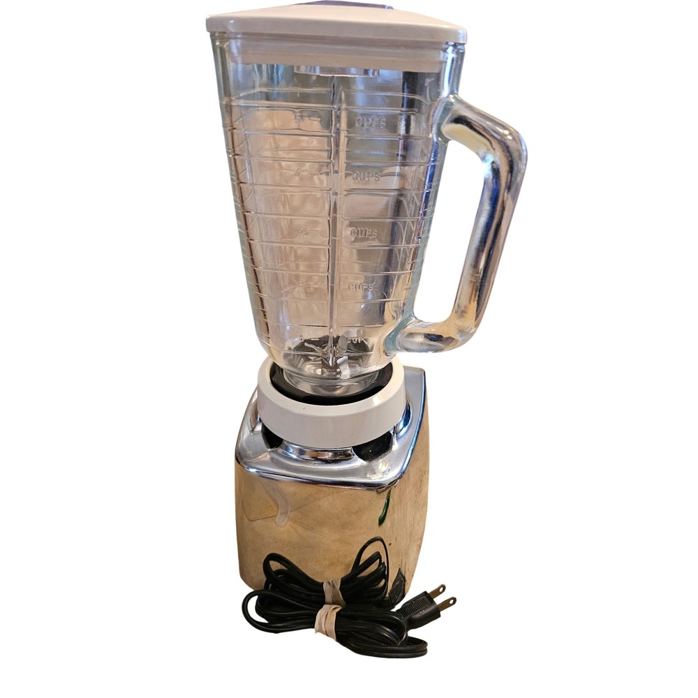 Vintage Baycrest 8 Speed Blender Chrome Glass Pitcher Model 541 Made in‎ Canada - Picture 11 of 11